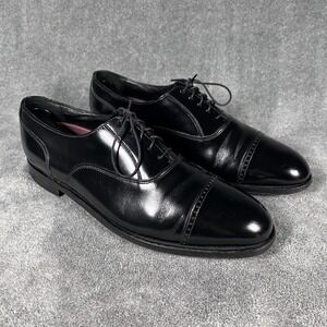 Florsheim Lexington Cap Toe Oxford Men's Dress Shoes Black Leather Size 9 EU 42